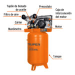 vertical 120L 4HP