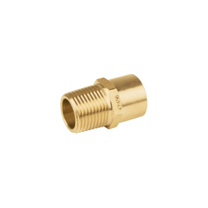 Conector NPT soldable de latón