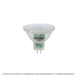 Lámpara trans. de LED 3W MR16 base GU5.3 luz cálida