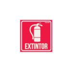 Letrero de señalización "EXTINTOR"