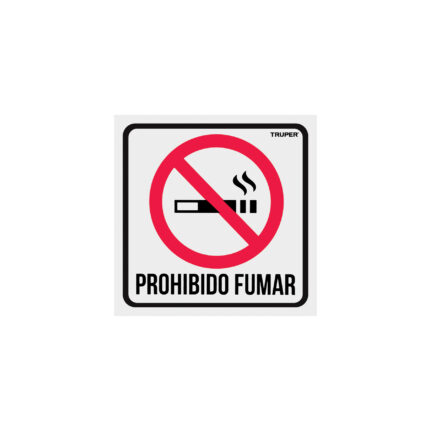 Letrero de señalización "NO FUMAR"