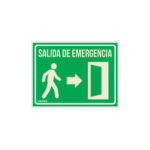 Letrero de señalización "SALIDA DE EMERGENCIA"