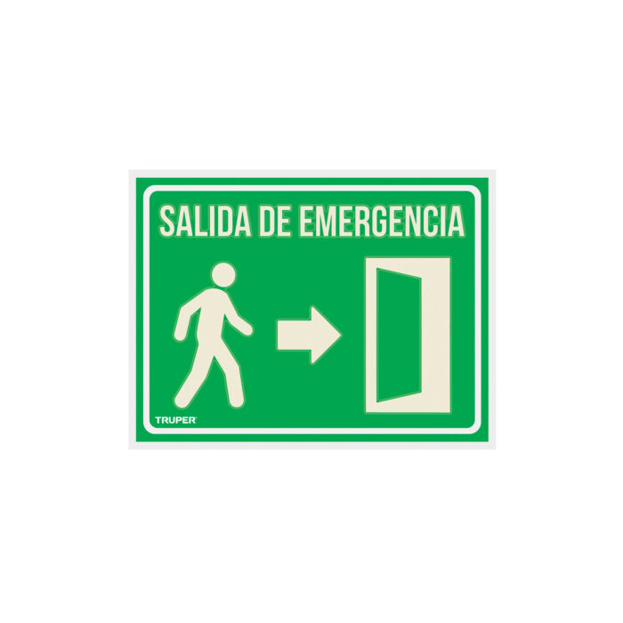 Letrero de señalización "SALIDA DE EMERGENCIA"