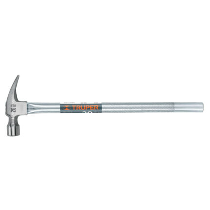 Martillo tubular pulido 20 oz alojamiento imantado uña recta