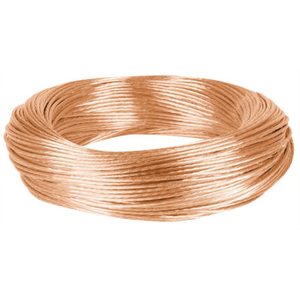 Metro de cable desnudo de cobre calibre 12 AWG