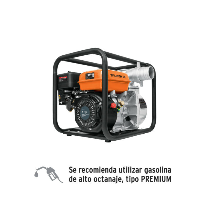 Motobomba autocebante 3" x 3" a gasolina 7 HP