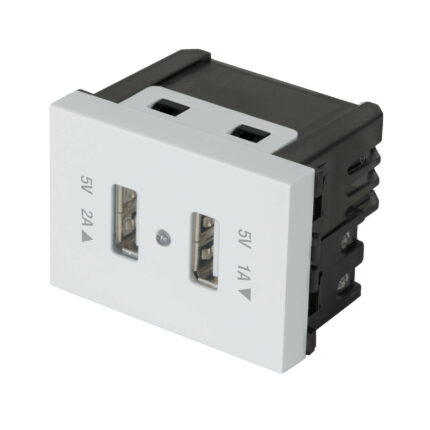 Toma con 2 puertos USB