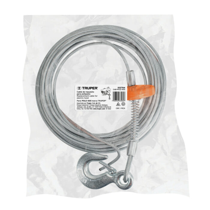 Cable de repuesto polipasto POLE-400 cable de repuesto polipasto pole 400ca pole 400 7a9