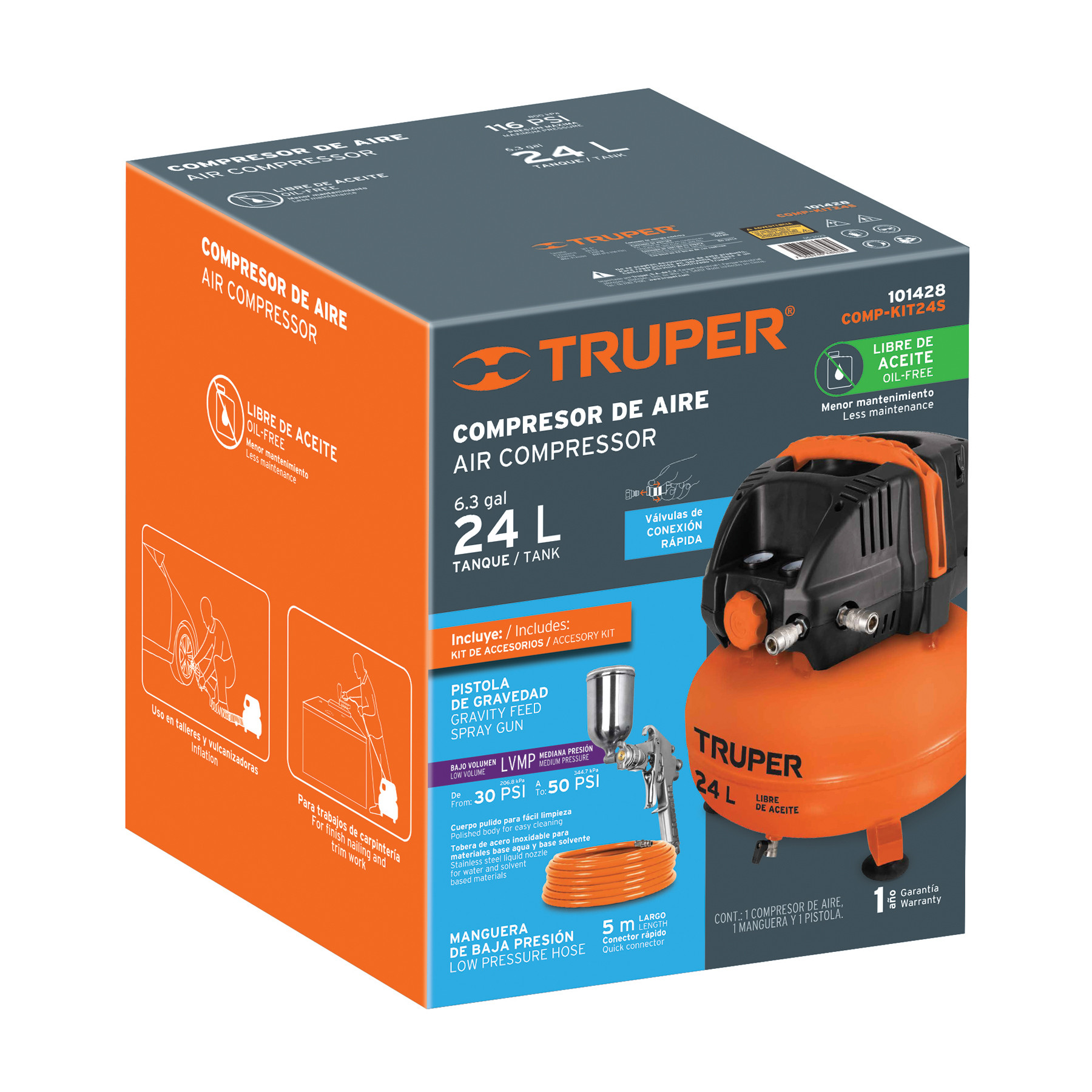 Caja de empaque de repuesto para COMP-24S