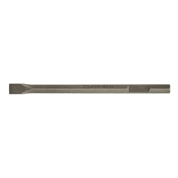 Cincel plano zanco hexagonal de 1-3/8" x 20"