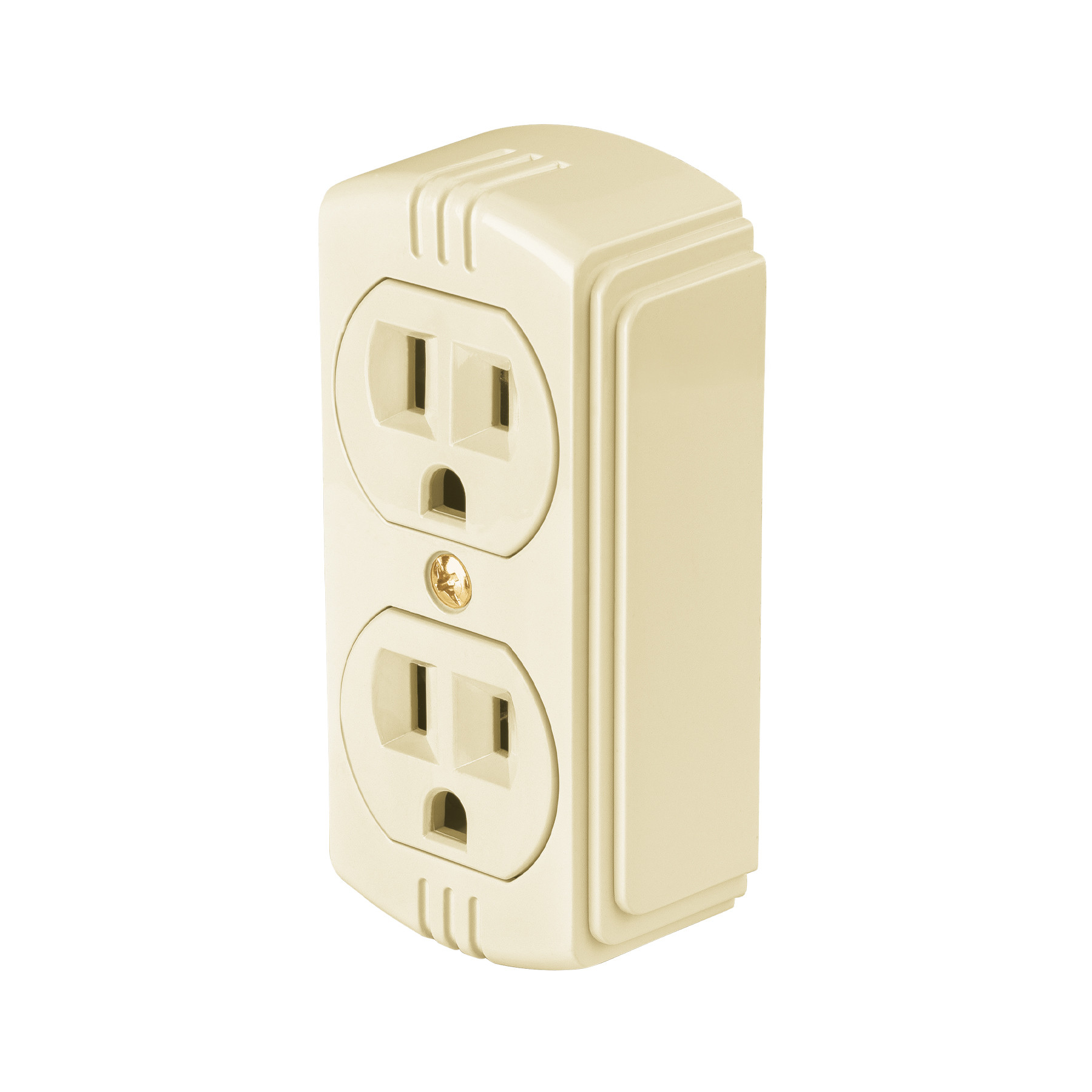 Contacto sobreponer dúplex 2P+T Contacto sobreponer dúplex 2P+T