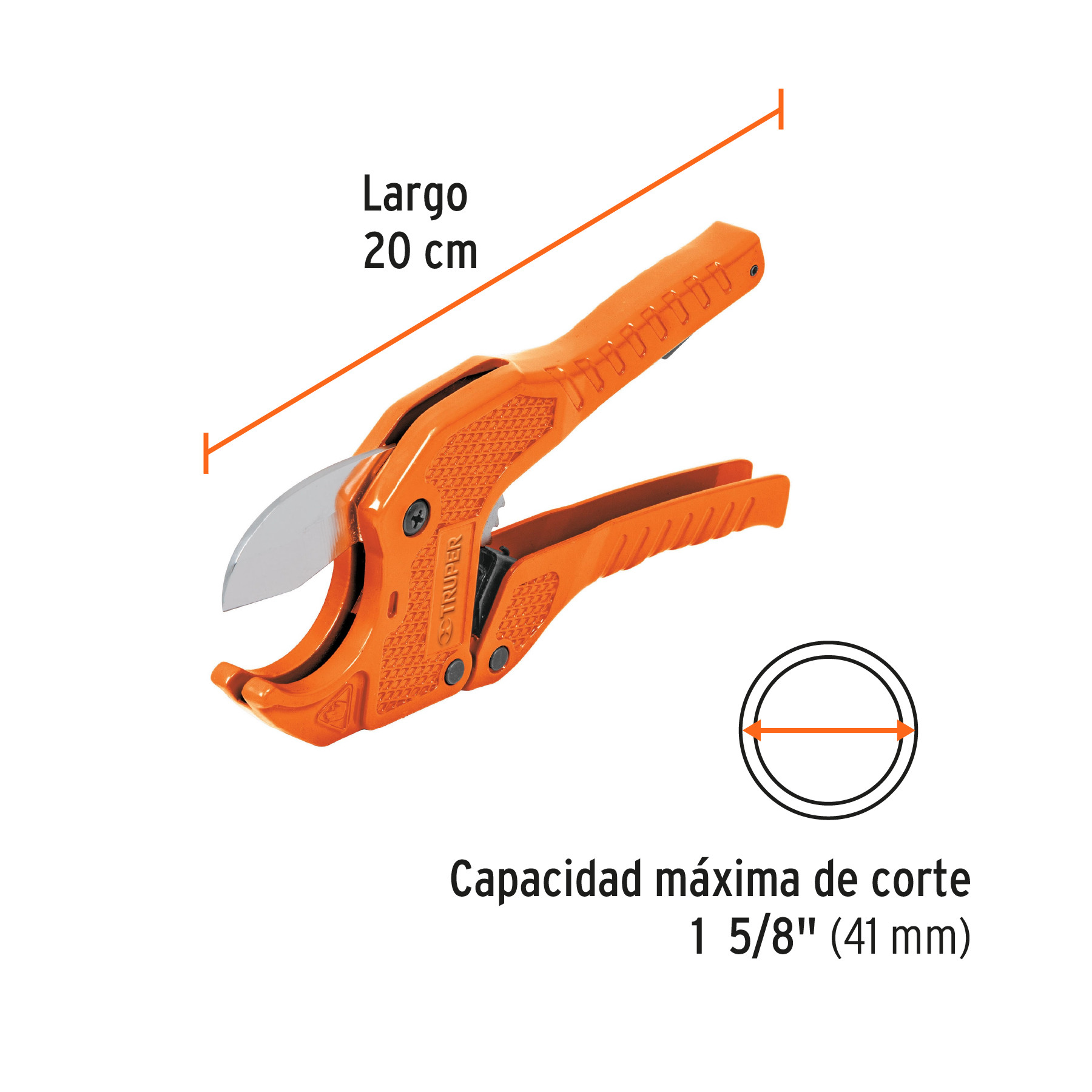 capacidad corte 1-5/8"
