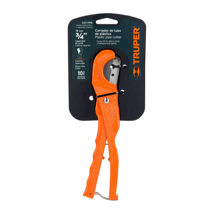 Cortador de tubo de plástico, capacidad corte 3/4", Truper cortador de tubo de plastico capacidad corte 3 4 trupercot ppr 695