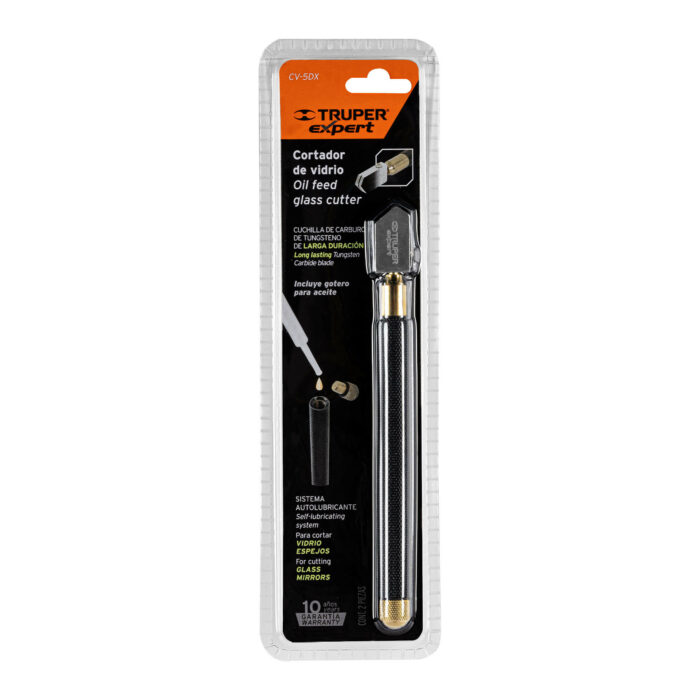 Cortador de vidrio 6" con depósito de aceite, Truper Expert cortador de vidrio 6 con deposito de aceite truper expertcv 5dx 14e