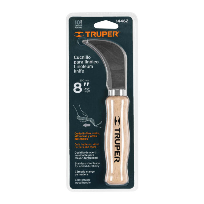 Cuchillo 7-1/2" para linóleo, Truper cuchillo 7 1 2 para linoleo trupernl 8 d09
