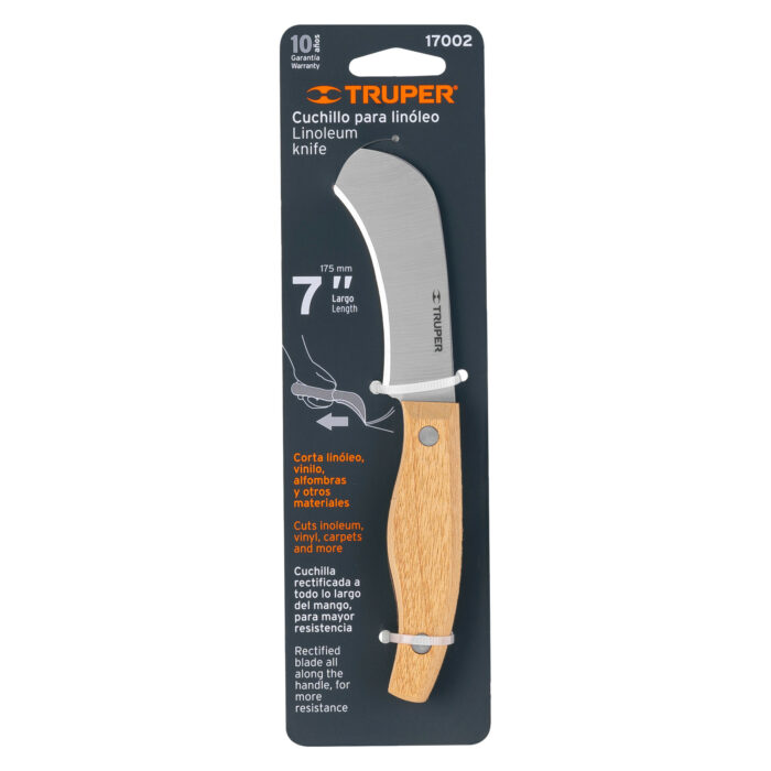 Cuchillo 7" para linóleo, Truper cuchillo 7 para linoleo truperculi 6 5eb