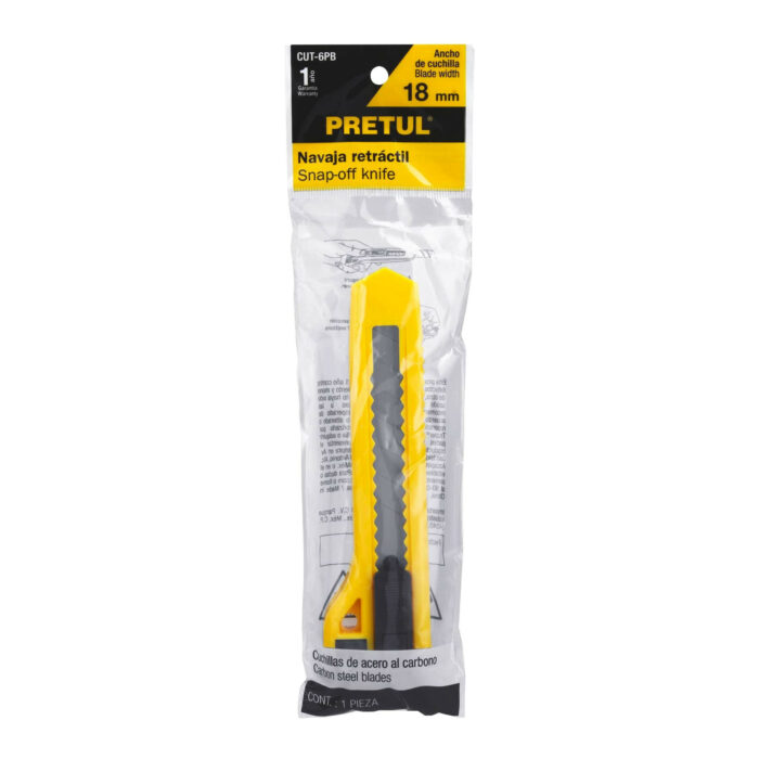 Cutter 18 mm plástico, Pretul cutter 18 mm plastico pretulcut 6pb 35c