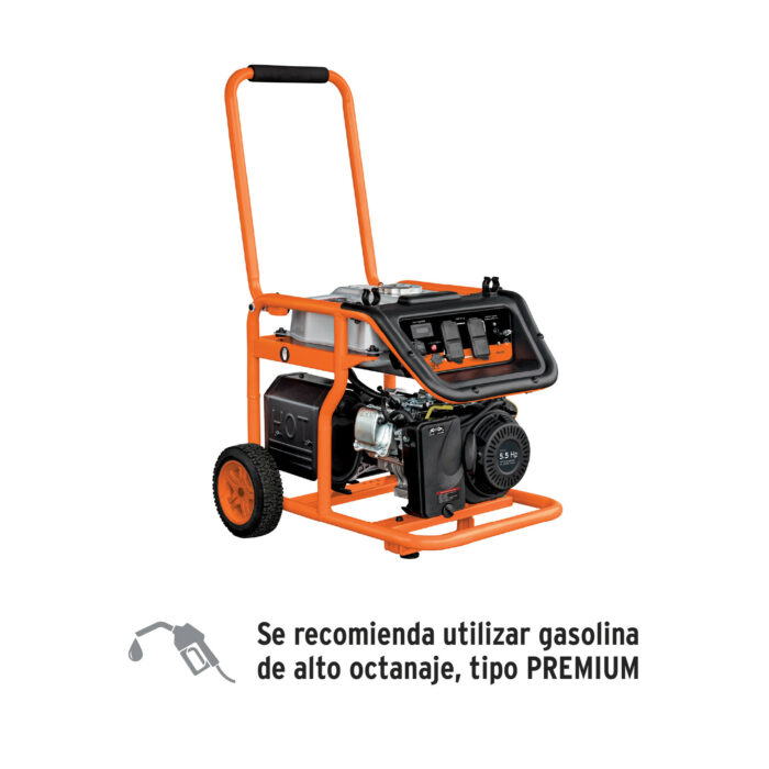 Generador portátil 1.5 kW motor a gasolina