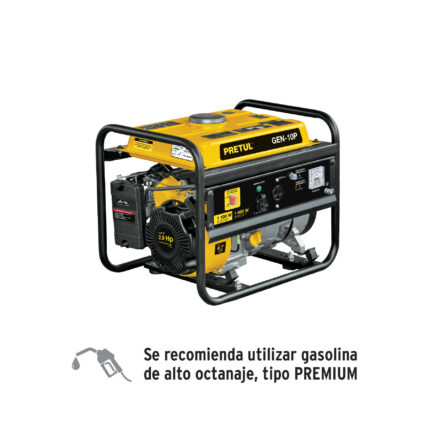 Generador portátil 1 kW motor a gasolina