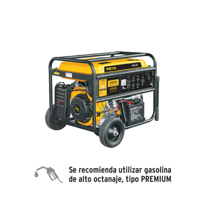 Generador portátil 5.5 kW motor a gasolina