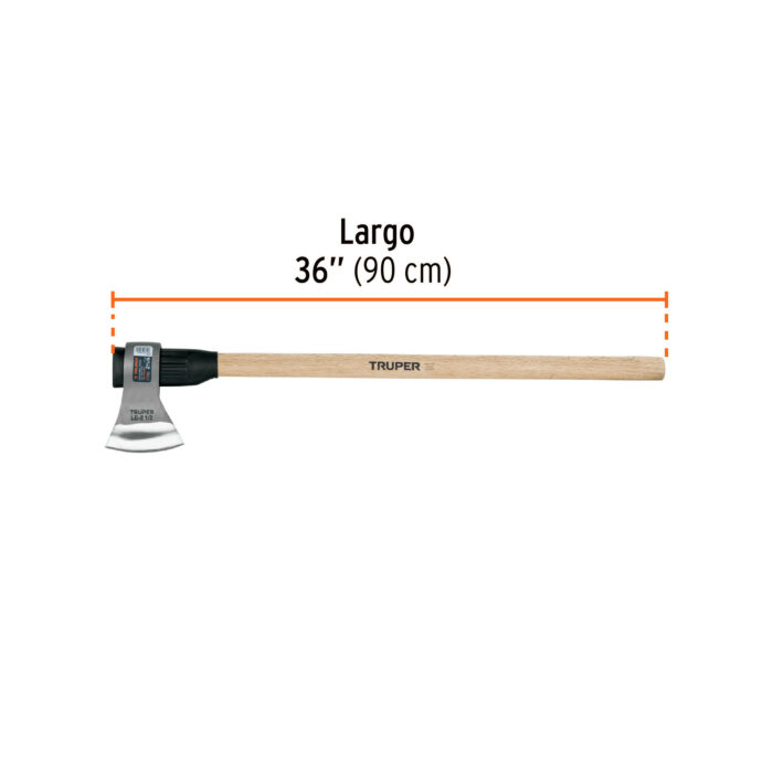mango de madera 36"