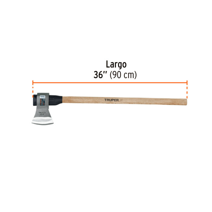 mango de madera 36"