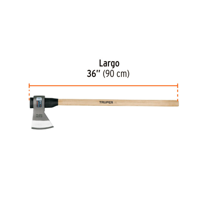 mango de madera 36"