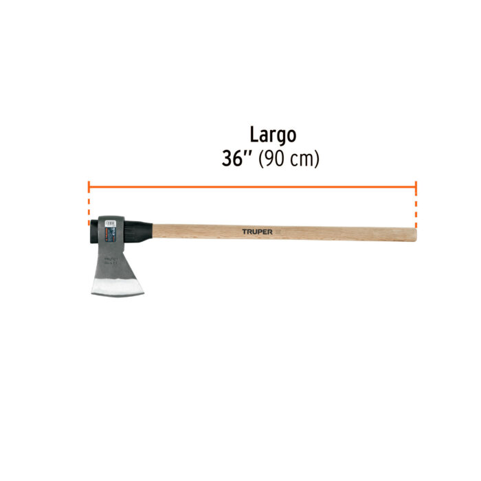 mango de madera 36"
