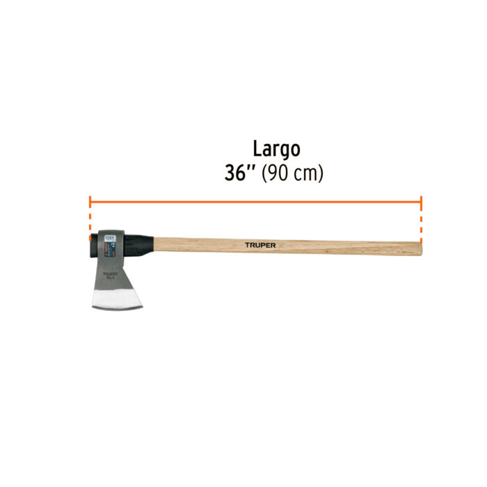 mango de madera 36"