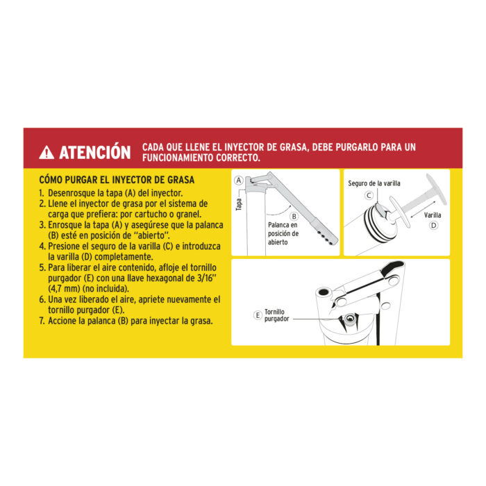 Inyectora de grasa 14 oz, 6000 PSI con grip antiderrapante inyectora de grasa 14 oz 6000 psi con grip antiderrapantegras 13 bd0