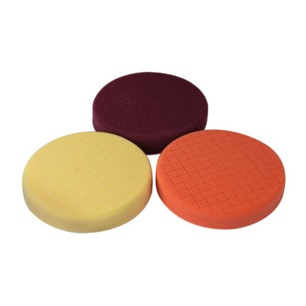 Juego de 3 esponjas p/pulir de 7" hook and loop