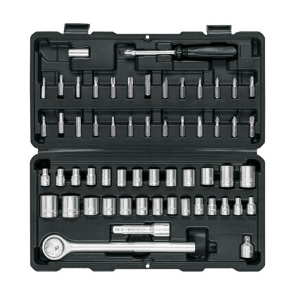 Juego de 60 herramientas 1/4" y 3/8" para mecánico