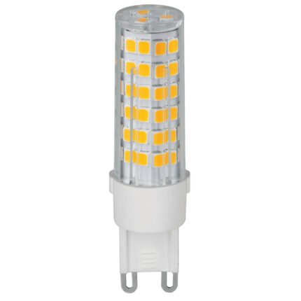 Lámpara de LED tipo cápsula 4 W base G9 luz cálida