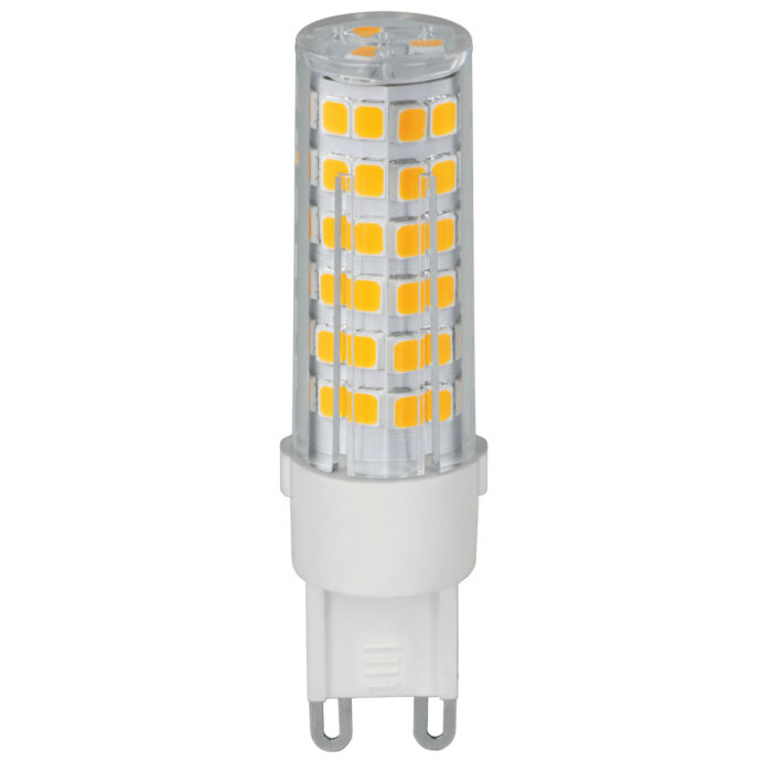 Lámpara de LED tipo cápsula 4 W base G9 luz cálida