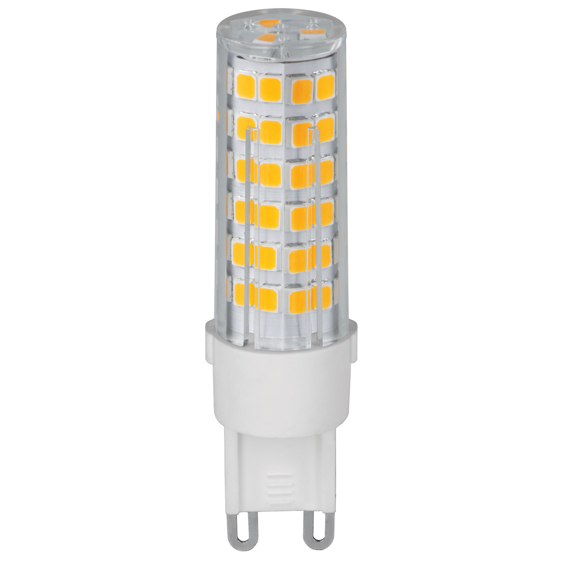 Lámpara de LED tipo cápsula 4 W base G9 luz cálida