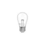 Lámpara LED S14 sin filamento 1 W luz cálida