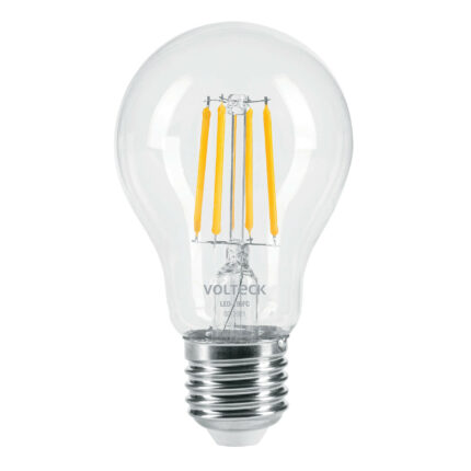 Lámpara LED tipo A19 6 W con filamento luz cálida