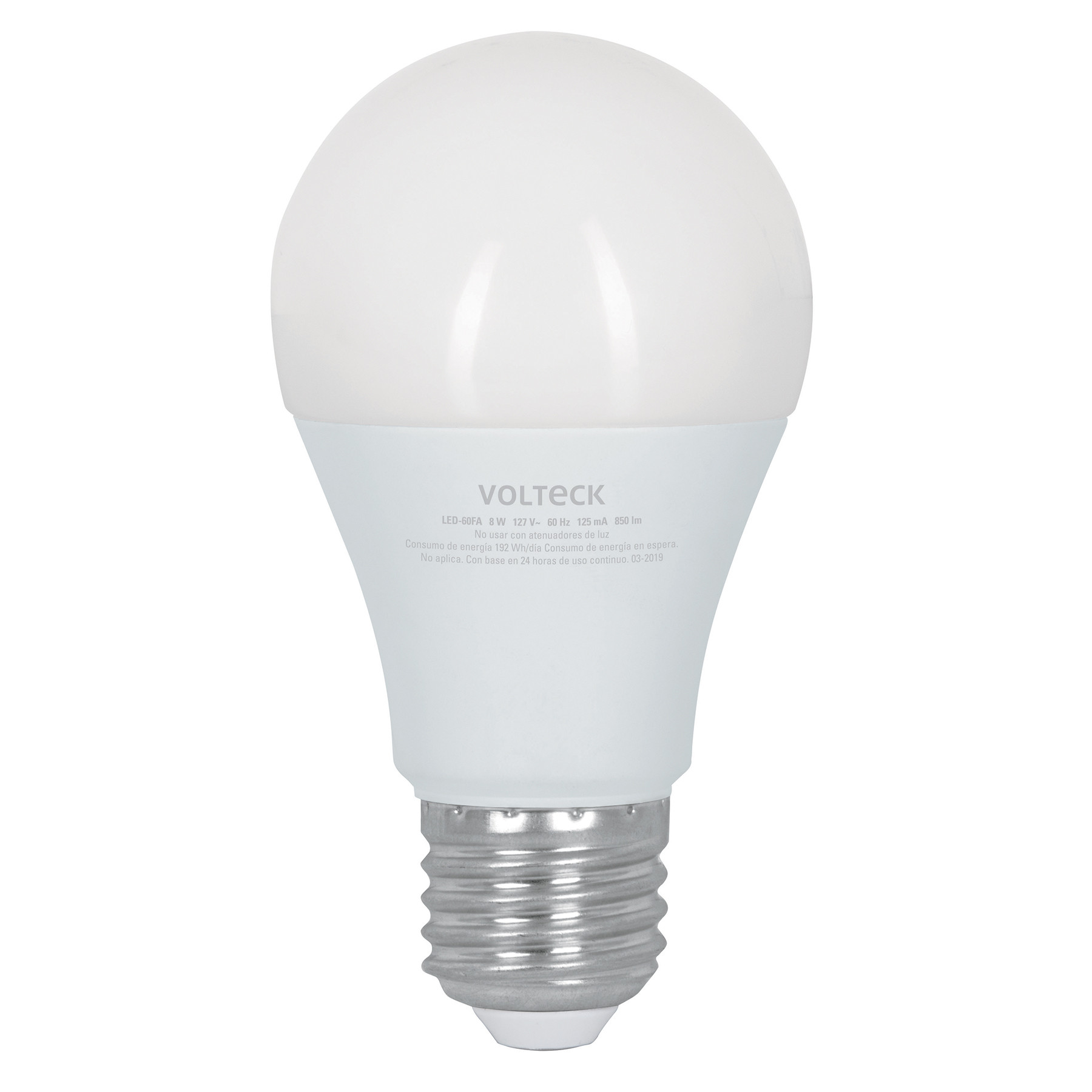 Lámpara LED tipo bulbo con 3 niveles de iluminación