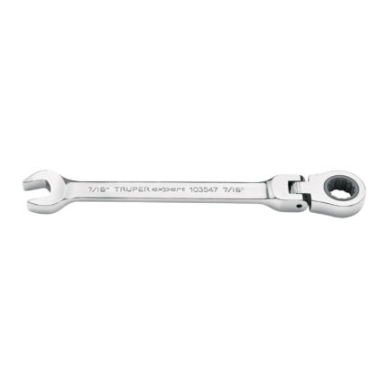 Llave combinada con matraca 7/16" flexible