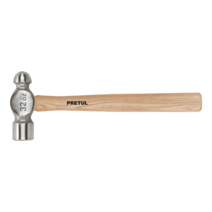 Martillo pulido de bola 32 oz mango madera