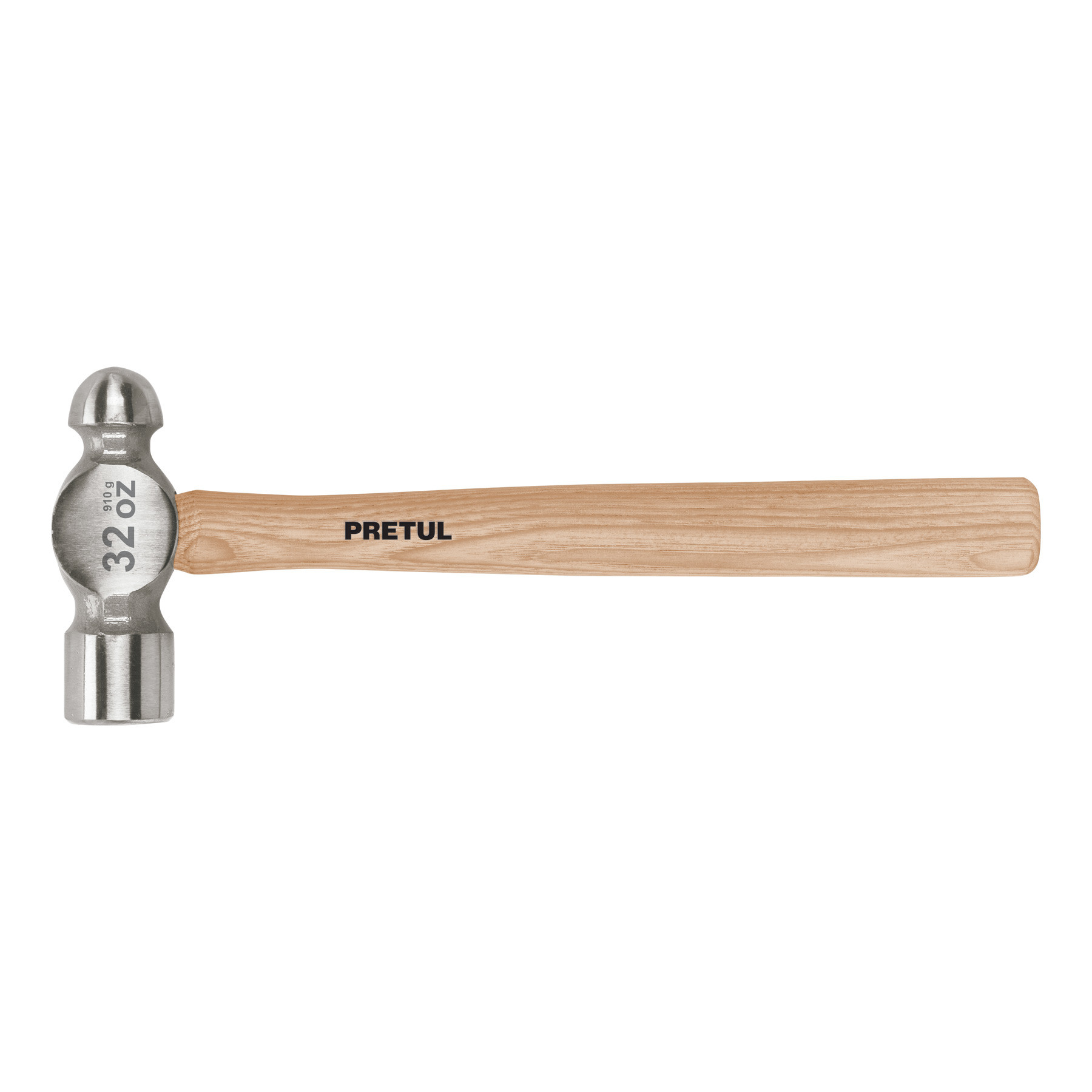 Martillo pulido de bola 32 oz mango madera