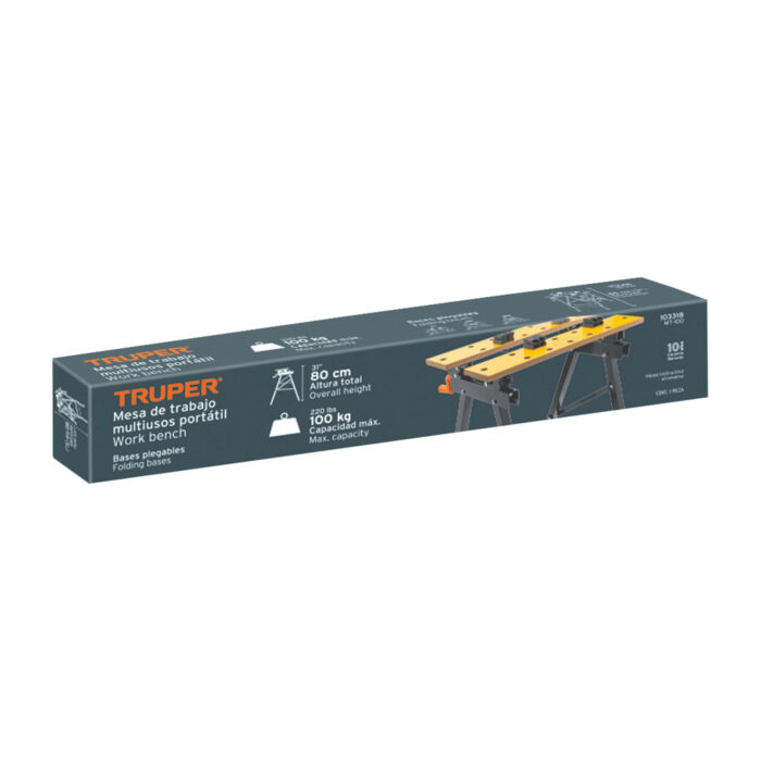 Mesa de trabajo, multiusos, Truper mesa de trabajo multiusos trupermt 100 b28