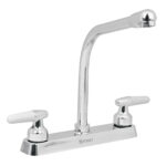 Mezcladora 8" fregadero cromo