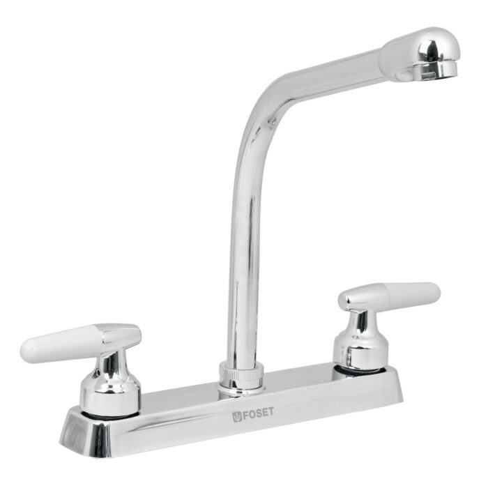 Mezcladora 8" fregadero cromo