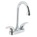 Mezcladora lavabo 4" cromo