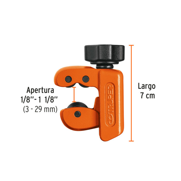Mini cortador de tubo de cobre 1/8" a 1-1/8" cuchilla 18 mm mini cortador de tubo de cobre 1 8 a 1 1 8 cuchilla 18 mmcot 30e c71