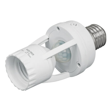 Portalámpara con sensor de movimiento 360°