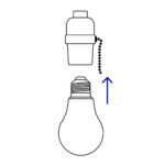 con interruptor de cadena