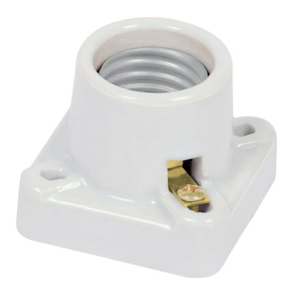 Portalámpara de porcelana