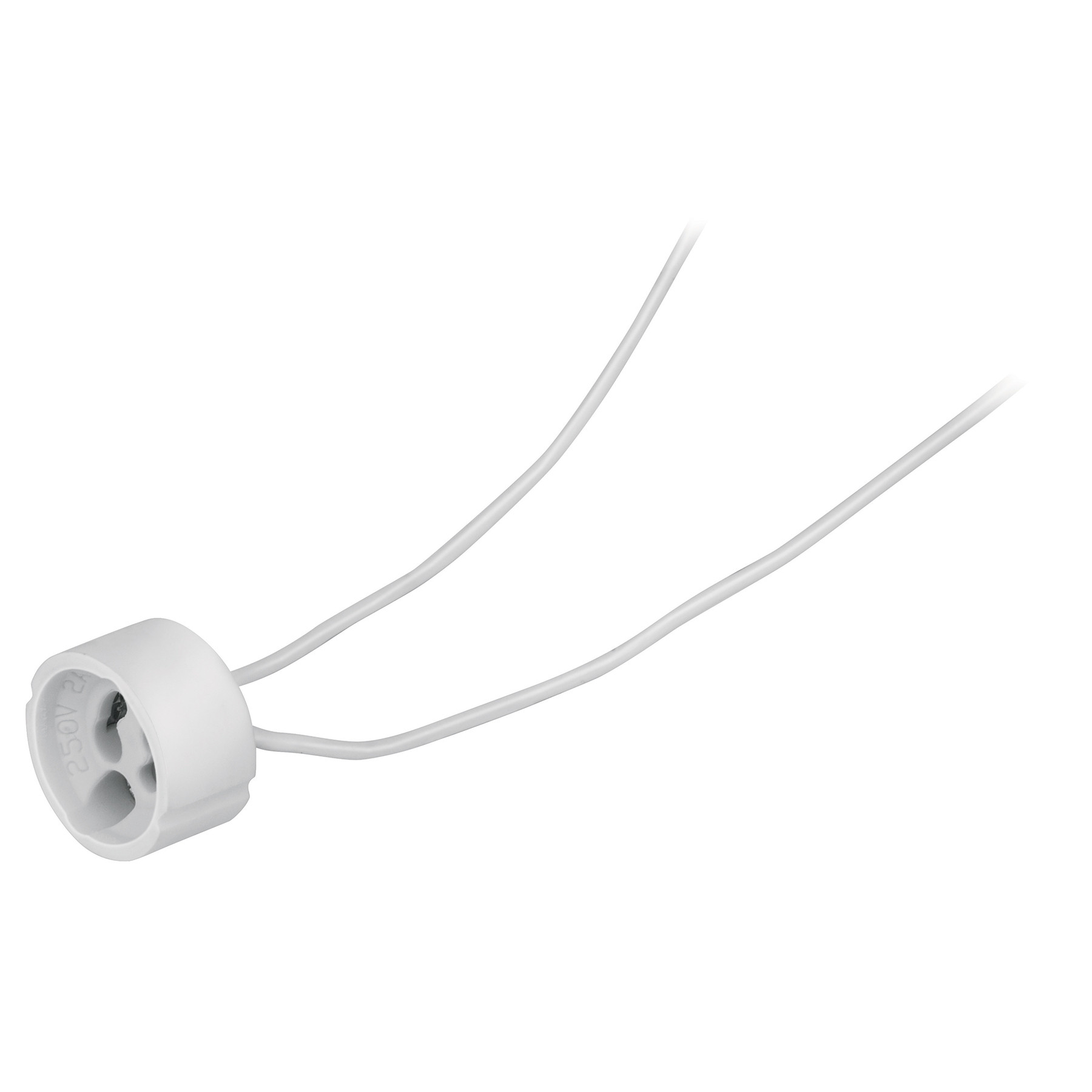 Portalámpara de porcelana para base GU10 Portalámpara de porcelana para base GU10